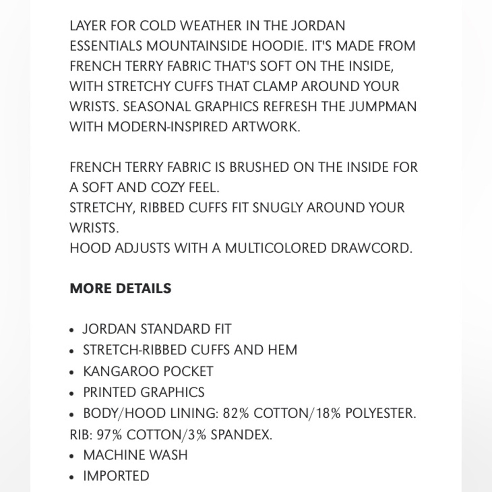 Nike Air Jordan Essentials Mountain Side Graphic … - image 6